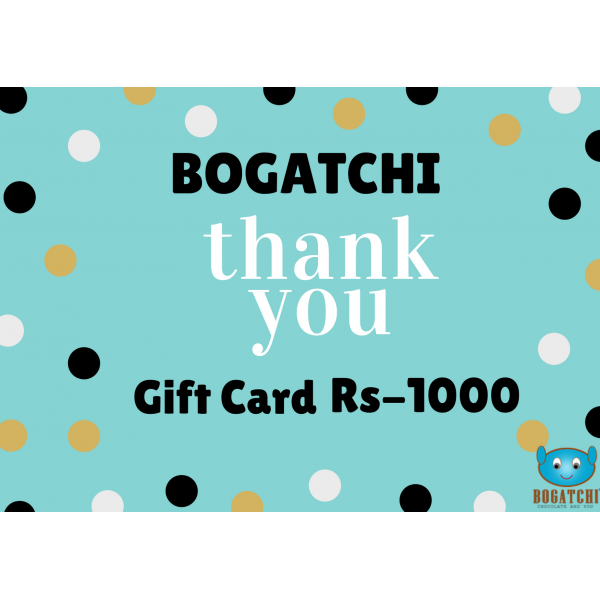 BOGATCHI Thank You- RS-1000 Gift Card